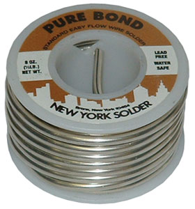 Solder, Lead Free Tin/Copper Alloy, 1/8in. Dia.